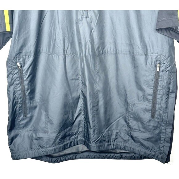 Nike Mens Golf Jacket 1/4 Zip Pullover Banff Springs Wind Breaker Black Medium - Picture 4 of 11